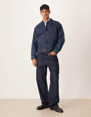 Calvin Klein Jeans Est.1978 Denim Workwear Jacket In Blue