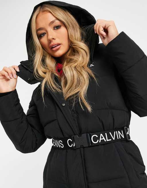 Doudoune calvin best sale klein femme noir