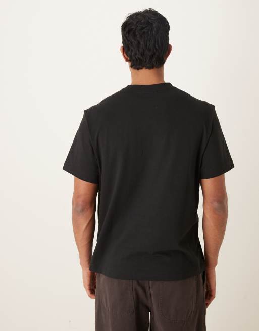 Calvin Klein Jeans easy t-shirt with pocket in black, 3 of 5