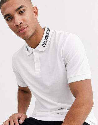 Calvin Klein Jeans – Embro – Pikétröja-Vit