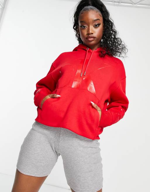 Calvin klein jeans hot sale red hoodie