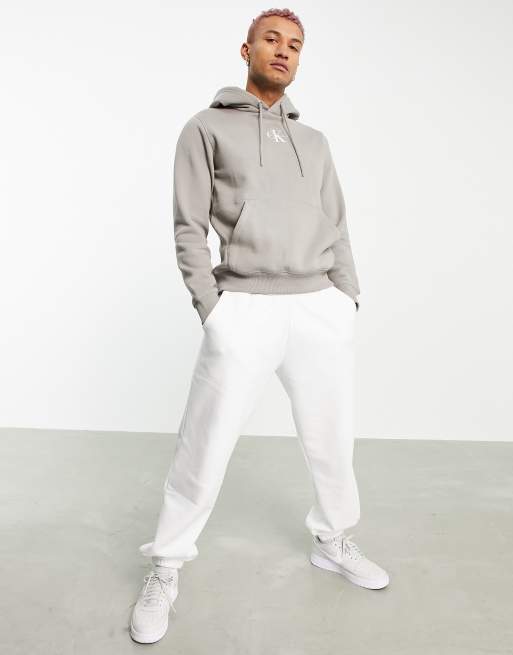 Calvin Klein Jeans - Essential - Sweat à capuche avec logo emblématique - Taupe, 4 de 4