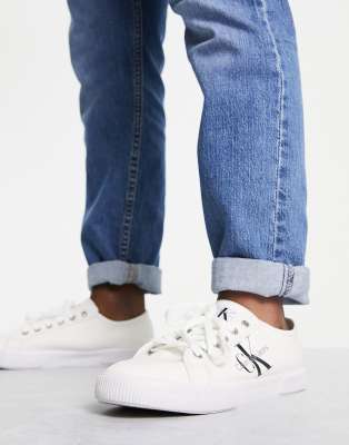 Calvin Klein Jeans Calvin Klein Jeans essential vulcanized trainers in white