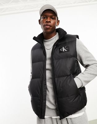 Calvin Klein Jeans essentials down vest in black