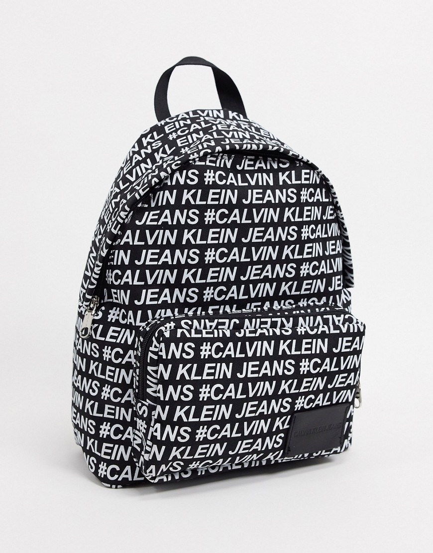 Calvin Klein Jeans - Essentials - Sort rygsæk med monokromt logo