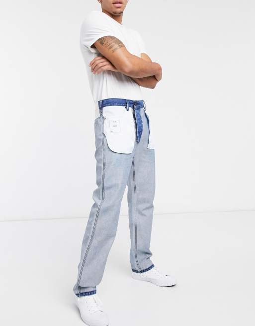 Calvin Klein Jeans Established 1978 inside out straight fit jeans