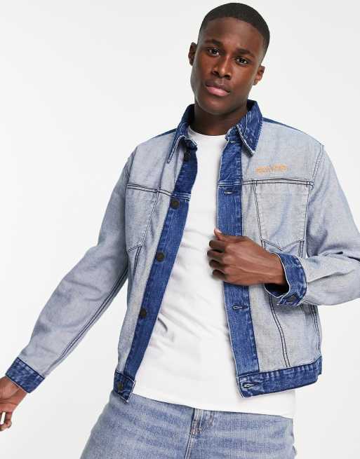 Calvin Klein Jeans Established 1978 inside out trucker jacket | ASOS