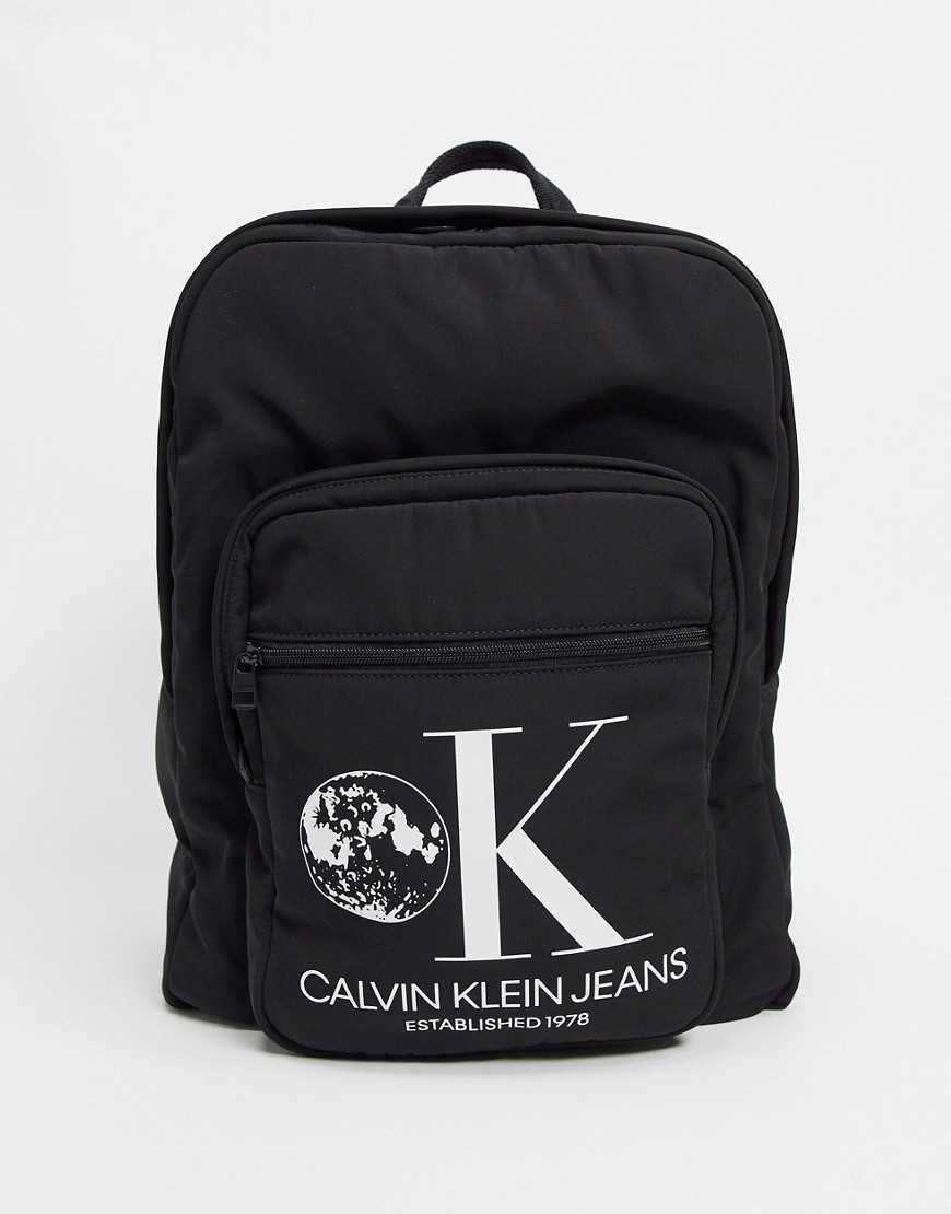 Calvin Klein Jeans - Established 1978 - Rugzak met logo en afbeelding-Zwart