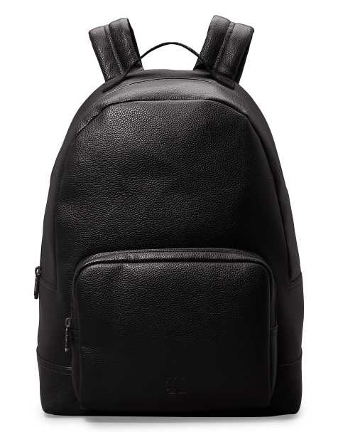 Calvin Klein Jeans Faux leather backpack in black - view 1