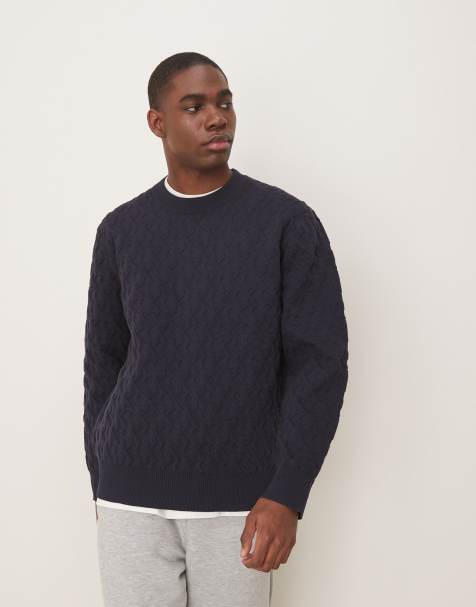 Calvin Klein Jeans - Felpa blu navy con stampa - view 1