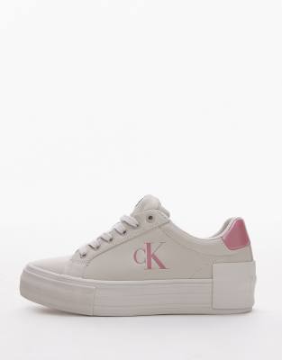 Calvin Klein Jeans Est.1978 Flatform Sneakers In Multi