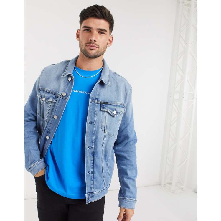 Calvin Klein Jeans foundation slim denim jacket ASOS