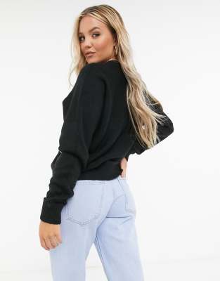 calvin klein jeans black jumper