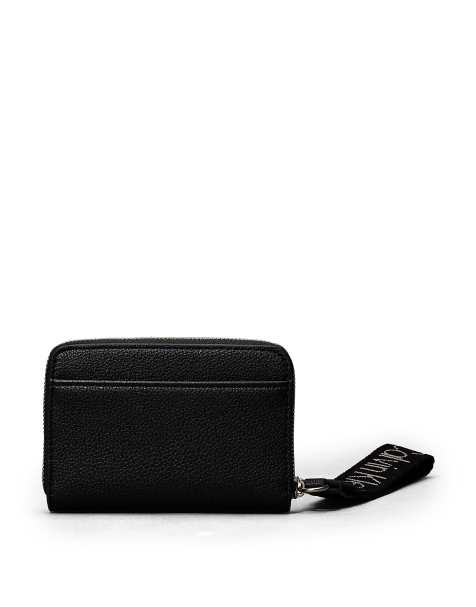 Calvin Klein Jeans – Geldbörse in Schwarz mit umlaufendem Reißverschluss - view 1