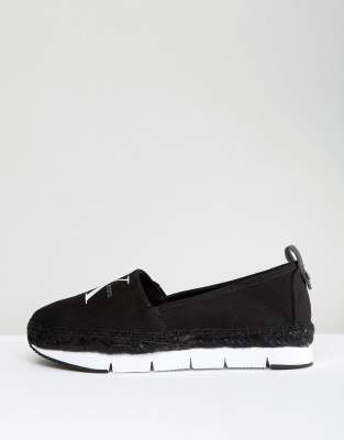 calvin klein espadrilles white
