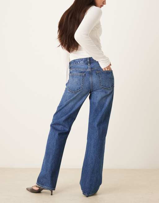 Calvin Klein Jeans – Gerade geschnittene 90er-Jeans in verwaschenem Mittelblau, 3 von 5