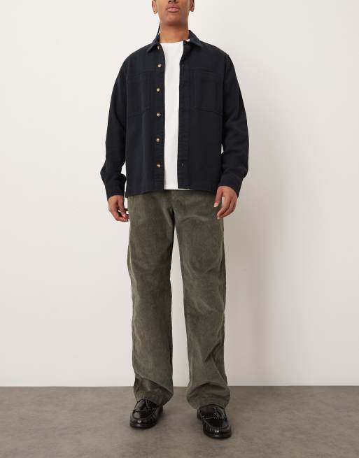 Calvin Klein Jeans – Gerade geschnittene Cordhose im 90er-Stil in Braun, 2 von 5