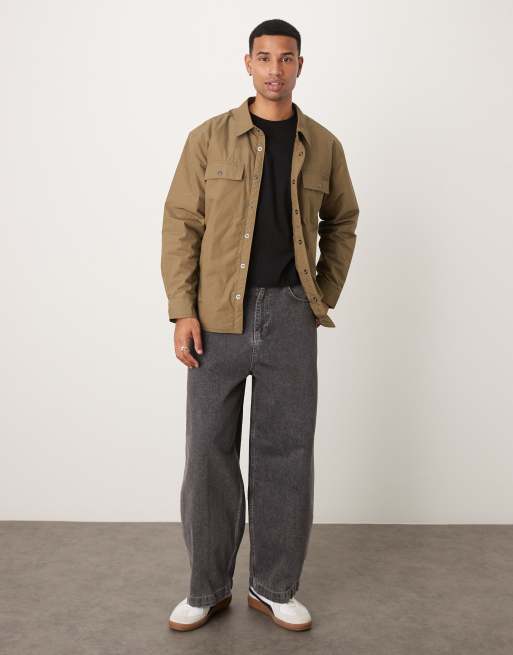 Calvin Klein Jeans - Giacca comoda a maniche lunghe marrone, 2 di 4