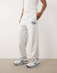 Calvin Klein Jeans graphic jogger in grey