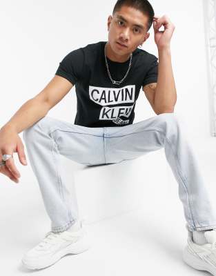 calvin klein jeans t shirt black