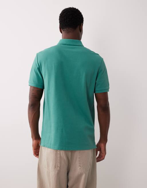 Calvin Klein Jeans – Grön pikétröja med monogram , 3 av 5