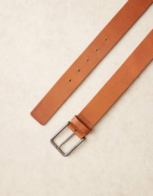 Calvin Klein Jeans – Gürtel in Braun mit eckiger Schnalle, 35 mm, 2 von 3