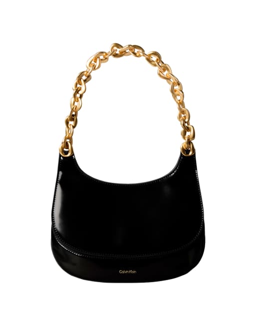 Calvin Klein Jeans - Handtas met kettinghengsel in zwart, 2 van 5