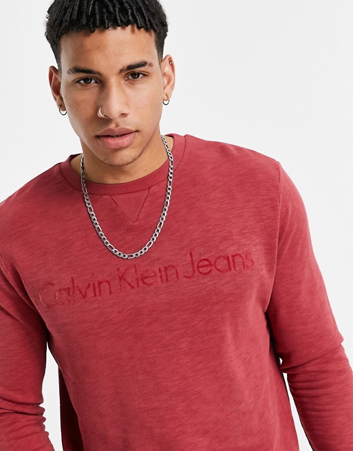 Calvin Klein Jeans hator crew neck sweat