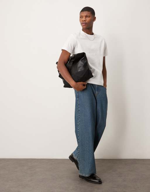 Calvin Klein Jeans heavy premium t-shirt in white, 3 of 4