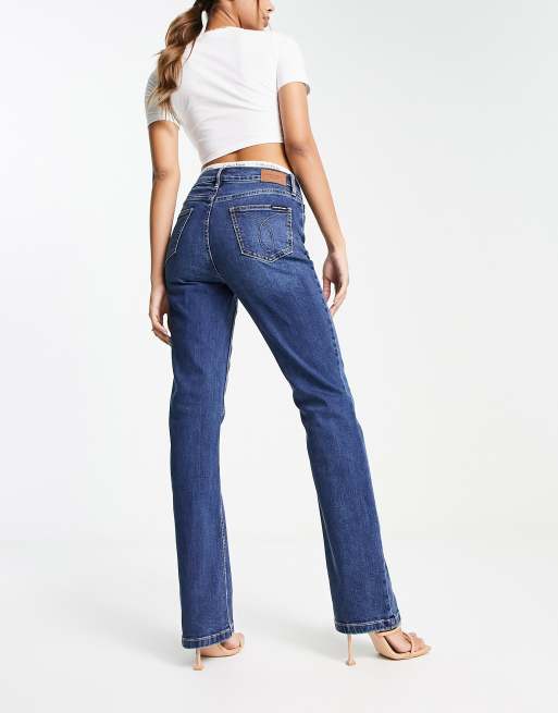 Calvin Klein Jeans High Rise Bootcut Jeans