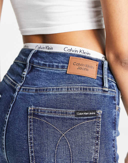 Women's calvin best sale klein bootcut jeans