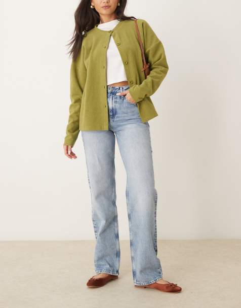Calvin Klein Jeans high rise loose jeans in light wash - view 1