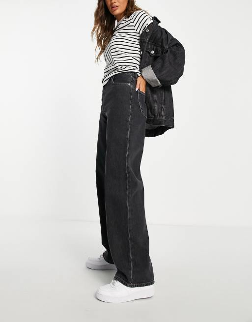 Calvin Klein Jeans high rise relaxed jeans in grey