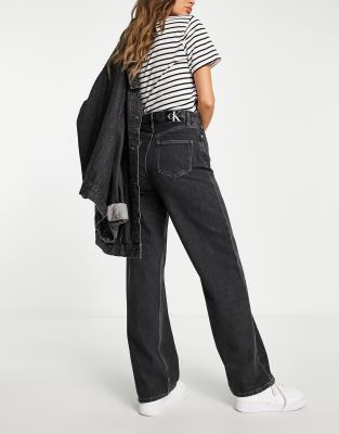 high waisted relaxed jeans