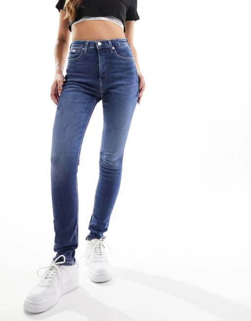 Calvin klein high rise hotsell skinny jeans