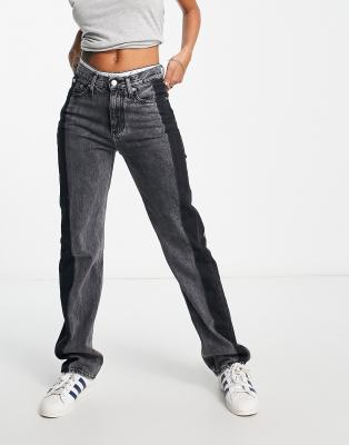 Two colour hot sale jeans