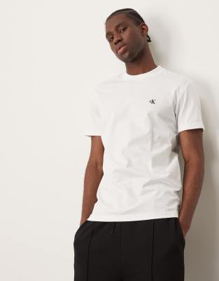 Jeans - Hochwertiges T-Shirt aus schwerem Material in Weiß Weiß 50