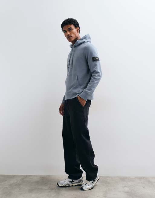 Calvin Klein Jeans hoodie met Terry Badge in grijs, 4 van 5