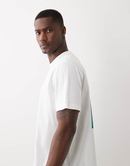 Calvin Klein Jeans - Hvid T-shirt centralt logo, 4 af 5