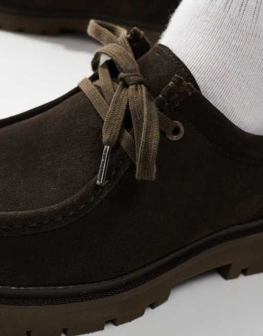 Calvin Klein Jeans hybrid apron desert shoes in brown, 2 of 4