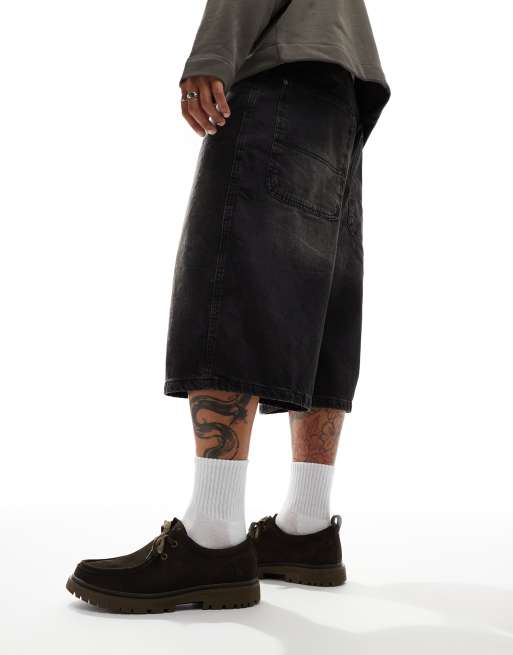Calvin Klein Jeans hybrid apron desert shoes in brown, 4 of 4