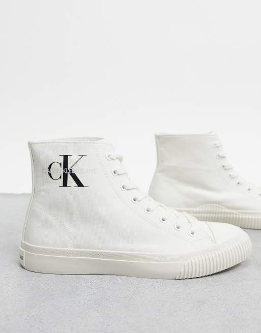 Calvin Klein Jeans Icaro canvas high top sneakers