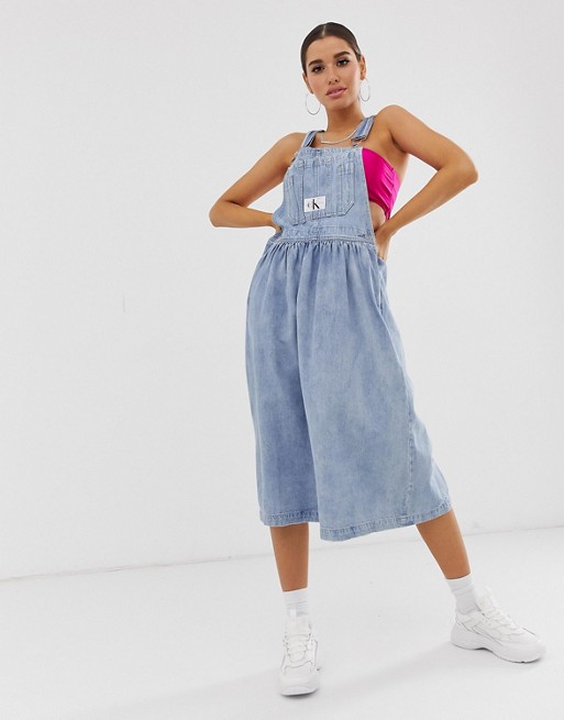 Calvin Klein Jeans iconic dungaree dress