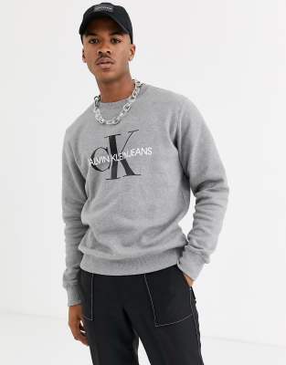 calvin klein monogram crew neck