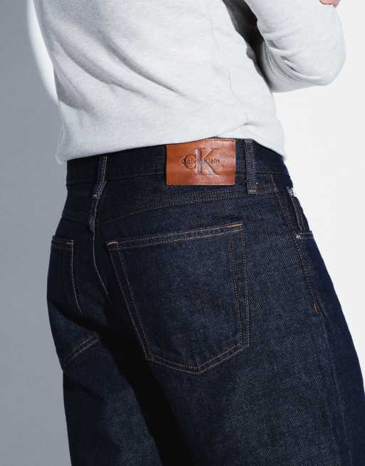 Calvin Klein Jeans – Indigoblå jeans med raka ben i 90-talsstil, 4 av 5