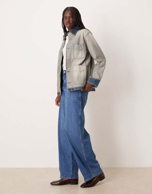 Calvin Klein Jeans – Inside Out Chore – Stentvättad jacka med avigsidan ut, 2 av 4