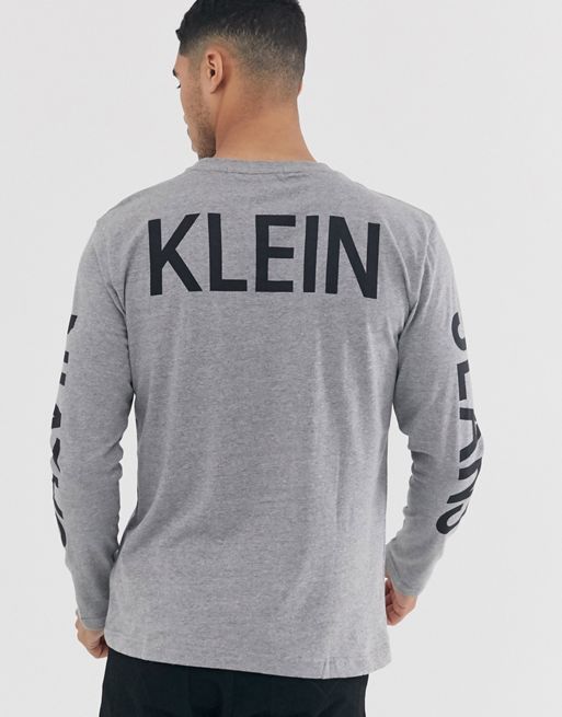 Calvin Klein Jeans institutional back logo long sleeve t-shirt