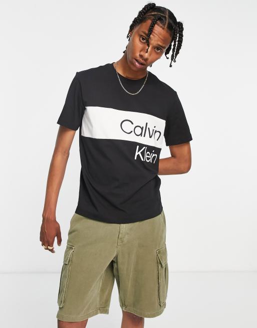 Calvin Klein Jeans INSTITUTIONAL T-SHIRT Black - Free delivery