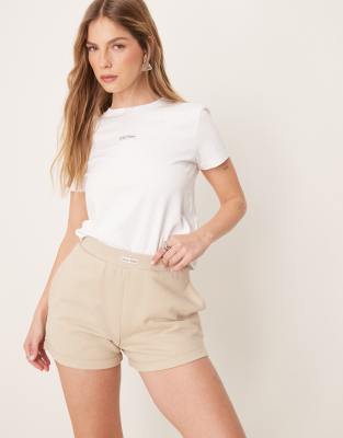 Calvin Klein Jeans - Institutional - Boxershorts aus Jersey in Beige-Neutral
