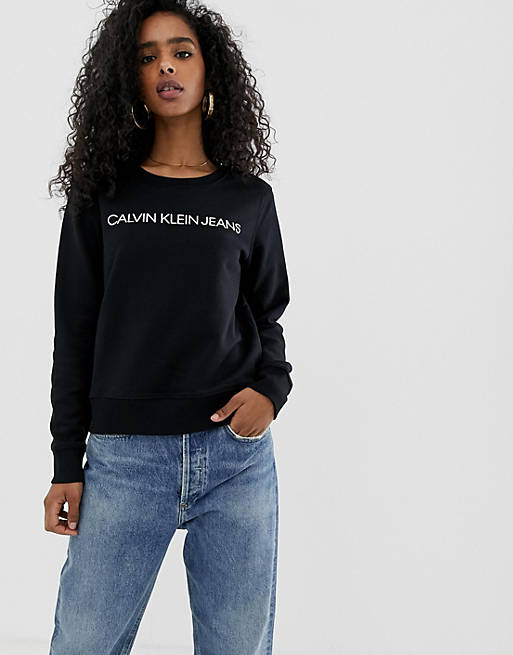 Calvin Klein Jeans institutional logo sweatshirt | ASOS